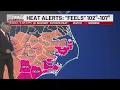 More Heat Advisories and Warnings Tuesday