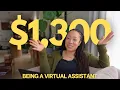 Virtual Assistant Side Hustle How I Earn 1 300 Monthly Working 9 Hours a Week