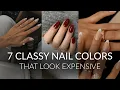 7 classy nail colors that look elegant and expensive