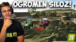 NAJVEČJI SILOZ V ZGODOVINI!  DOKONČAMO SILIRANJE CELE MAPE! (SILAŽA CELE MAPE #2) [FS25 SLO]