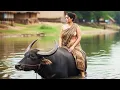 Download Lagu Indian Village Girl Cleans River \u0026 Washes Buffaloes | Traditional Rural Life | Old india 