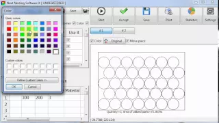 Next Nesting Software X 2015 - basic optimization
