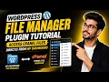 WordPress File Manager Plugin Tutorial access cPanel File Manager Files directly from WP Dashboard