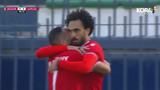 تمريرة حاسمة من مصطفى صبحي يسجل منها مصطفى زيكو هدف حرس الحدود الثاني أمام الإسماعيلي الدوري المصري 