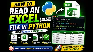 How to read excel file in Python read xlsx file using Pandas in Python