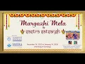 Lagu SASTRA SATSANGH Margazhi Mela Vocal by Pooja Suresh \u0026 Supraja Suresh - 28/12/2025