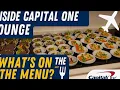 Capital One Lounge IAD Food Options Dinner