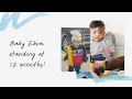 Down syndrome baby crawling 12 months