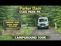 Parker Dam State Park Campground Walkthrough Tour Pennsylvania Camping Site by Site Tour