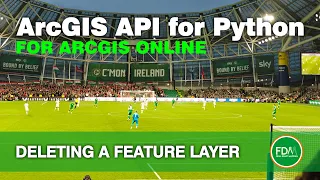 Delete a Feature Layer from a Feature Service in ArcGIS Online using the ArcGIS API for Python