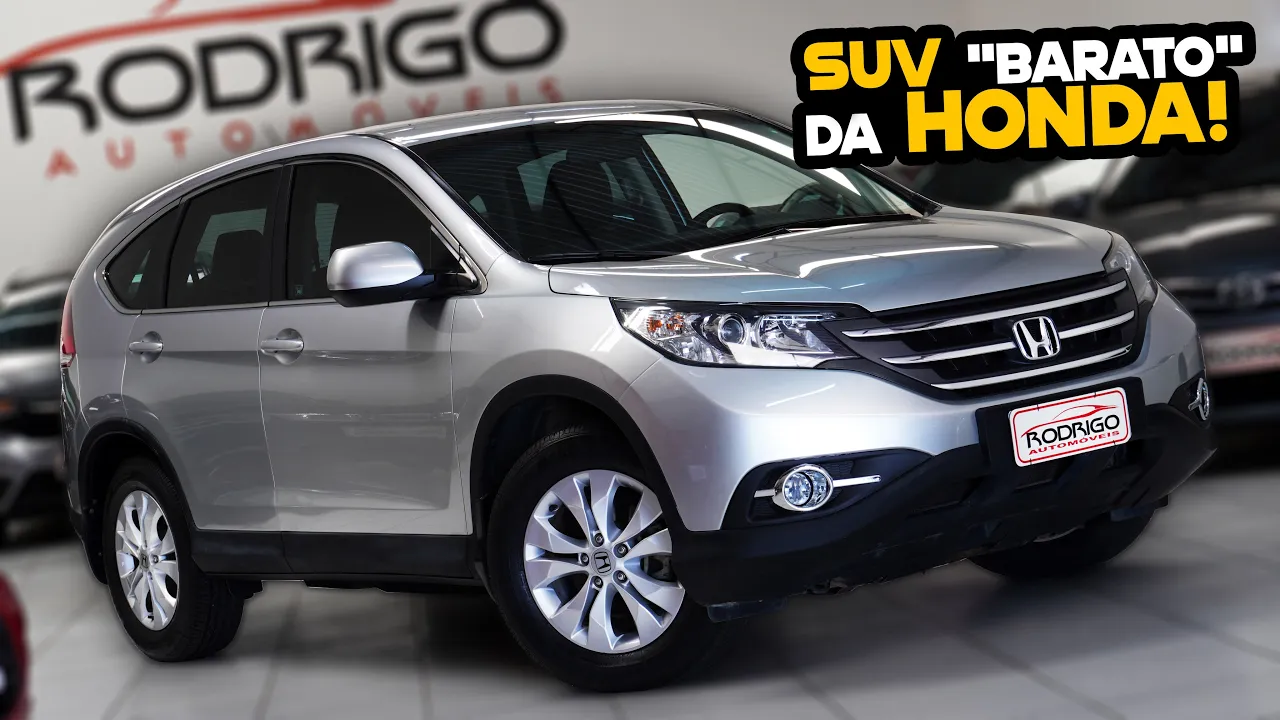 HONDA CR-V 2012 com BAIXA KM! Um EXCELENTE SUV JAPONÊS com o MELHOR CUSTO X BENEFÍCIO do MERCADO!