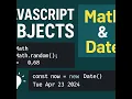 Mastering JavaScript Objects Math Date Explained with Examples