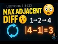 Leetcode 3423 Explained Max Adjacent Difference in Circular Array