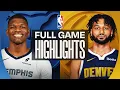 GRIZZLIES at NUGGETS FULL GAME HIGHLIGHTS April 8 2026