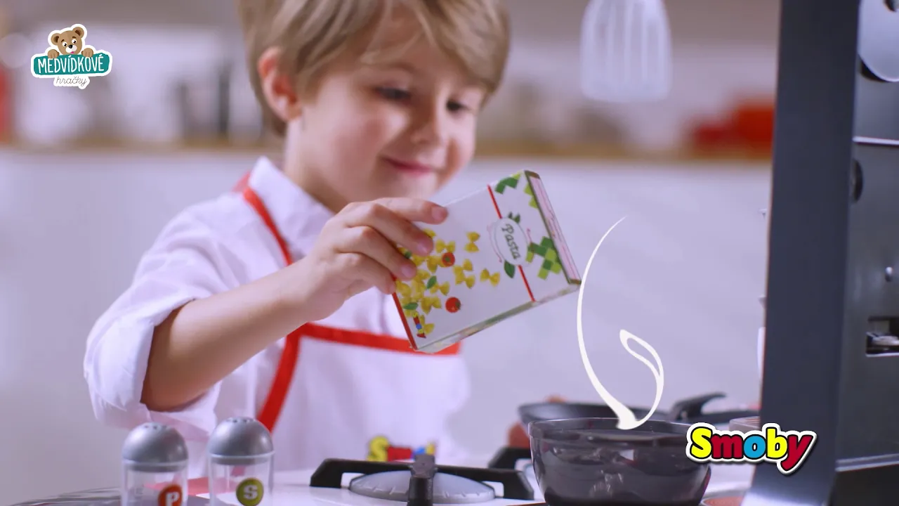 Kuchyňky pro děti sety - Set kuchyňka elektronická Tefal French Touch Bubble Smoby - 4