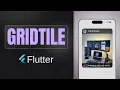 GridTile widget Flutter