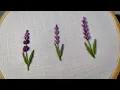 Download Lagu How to embroider lavender flowers || 3 type of lavender embroidery || Embroidery for beginners