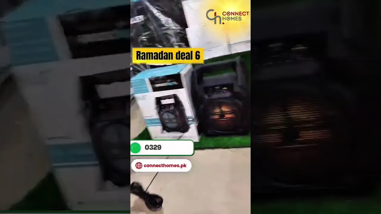 Ramzan Deal #6: GreatNice GTS-1283 6.5" Portable Wireless Speaker + Yoga DM-193 Headset Microphone Combo