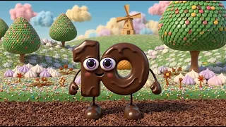 Los números rockeros de chocolate
