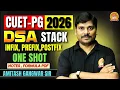 DATA STRUCTURE DSA P-02 DSA ONE SHOT CUET PG STACK OPERATIONS