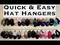TOO MANY HATS PROBLEM SOLVED Quick Easy Hat Hangers