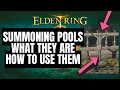 Elden Ring SUMMONING POOLS What they are and how to use them