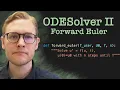 Solving ODEs in Python 2 Forward Euler