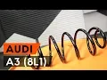 Download Lagu How to change front springs / front coil springs on AUDI A3 1 (8L1) [TUTORIAL AUTODOC]