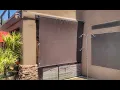Vicllax Outdoor Roller Shade - Durable UV-Blocking Patio Balcony Privacy Screen