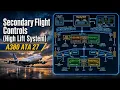 A380 ATA 27 Part 6 Explained Secondary Flight Controls High Lift System