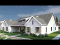 Duplex Modern Farmhouse with 3 Bedrooms under 1 500 square feet Plan 963-01128