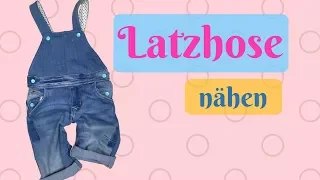 Download Jeans Latzhose für Kinder aus alter Jeans selber nähen- Nähanleitung mit kostenlosem Schnittmuster MP3