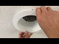Installing recessed light trim the easy way
