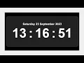 Digital Clock Using HTML CSS JavaScript