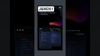 Smoke Cursor Animation Using HTML CSS JavaScript Unique Mouse Effect Tutorial