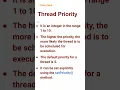 Thread Priority 86