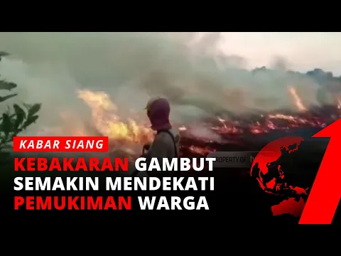 Kebakaran Lahan Gambut di Ogan Ilir Hampir Mendekati Permukiman Warga
