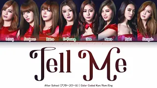 Download After School (アフタースクール) - Tell me [Color Coded Lyrics Kan/Rom/Eng] MP3