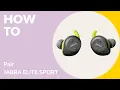 Jabra Elite Sport How to pair Jabra Support