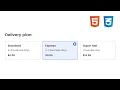 How to Create Custom Radio Button Card using HTML CSS