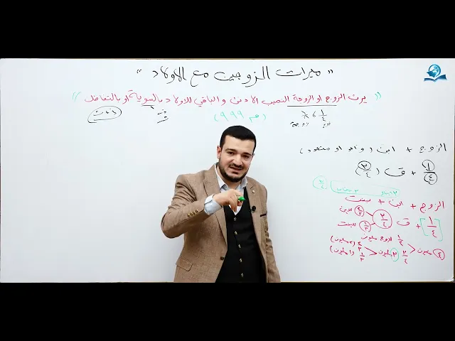 ⁣منهاج الصالحين/ ج3 / الميراث - درس 40 :  ارث الاب والام مع اولاد الاولاد (ذكورا  واناثا)