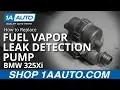 How to Replace Fuel Vapor Leak Detection Pump 97-06 BMW 325Xi