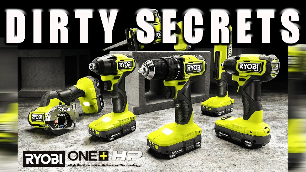 New RYOBI HP ONE+ Compact Tools HAVE A DIRTY LITTLE SECRET
