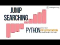 Jump Searching Python Implementation Searching Algorithms DSA CodingPal org