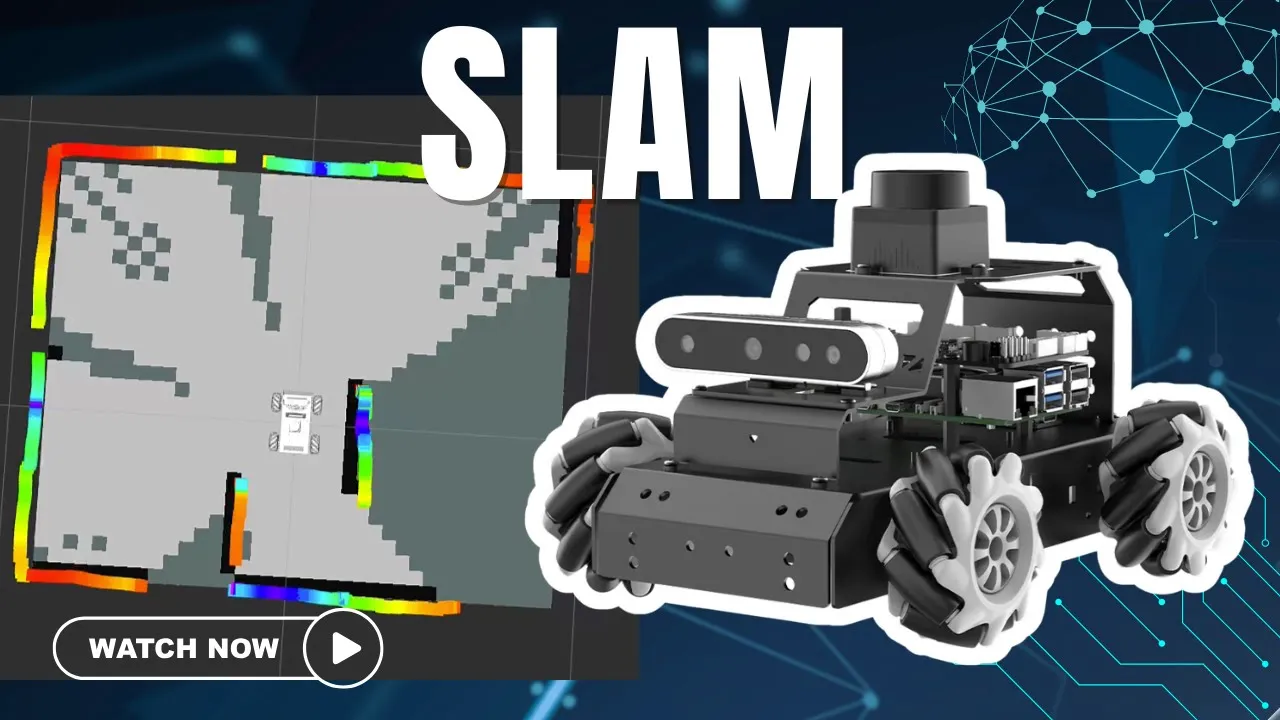 ROS2 SLAM & Navigation Demo: MentorPi M1 Raspberry Pi 5 Robot Autonomous Maze Navigation