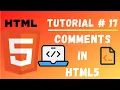 Tutorial Comments in HTML5 Web Designing Tutorials for Beginners Front End Development