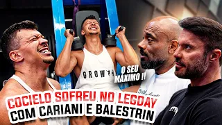 JULIO COCIELO FACED CARIANI AND BALESTRIN IN LEG TRAINING