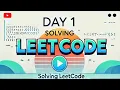 Day 1 Solving LeetCode Challenges Arrays - Two Sum Problem Java