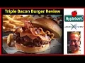 Applebees 7 99 Triple Bacon Burger Review JKMCraveTV