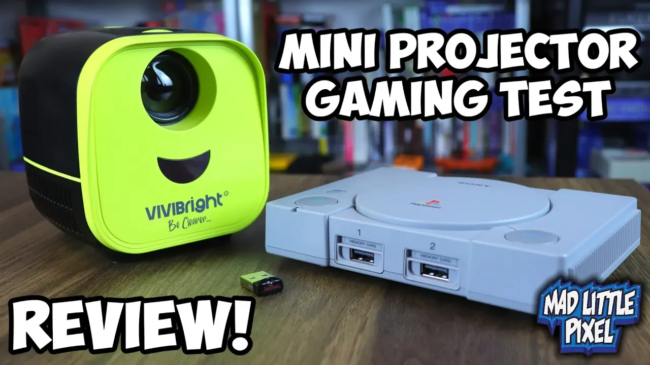 Cheap Mini Pico Gaming Projector Test - Vivibright L1! Worth It For Gaming?